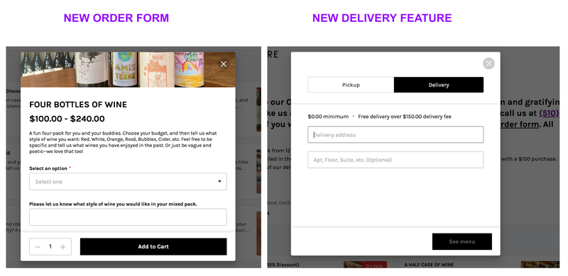 Ordinaire order form